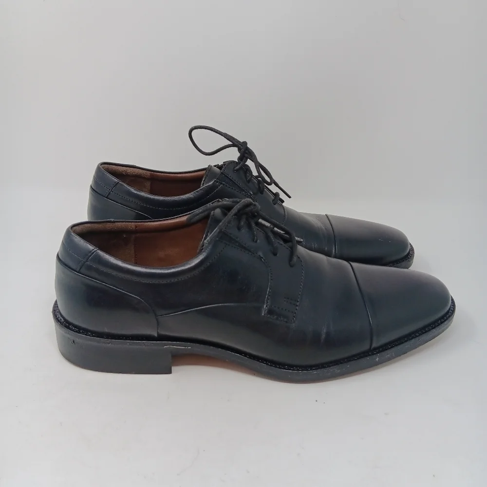 Johnston & Murphy Black Oxfords - Picture 5 of 11